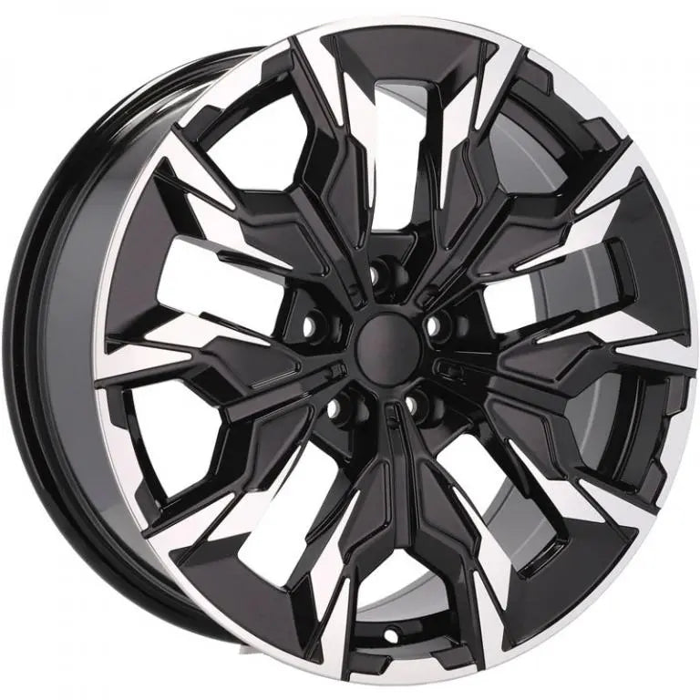 Alu kola pro BMW B1992 8x18 5x112 ET27 66.6 Black Polished | Wheelsup.cz