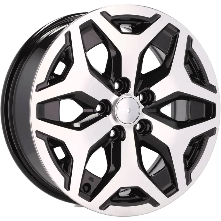 Alu kola pro Subaru B2042 7x17 5x114.3 ET48 56.1 Black Polished | Wheelsup.cz