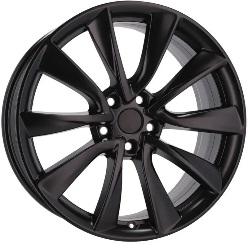 Alu kola pro Tesla B2046 8.5x19 5x114.3 ET40 64.1 Black Half Matt | Wheelsup.cz