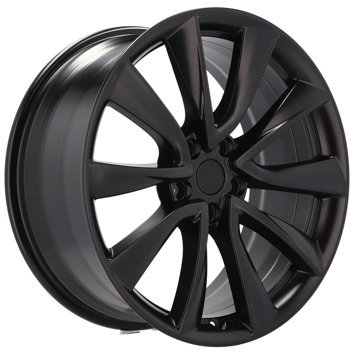 Alu kola pro Tesla B2046 8.5x18 5x114.3 ET35 64.1 Black Half Matt | Wheelsup.cz