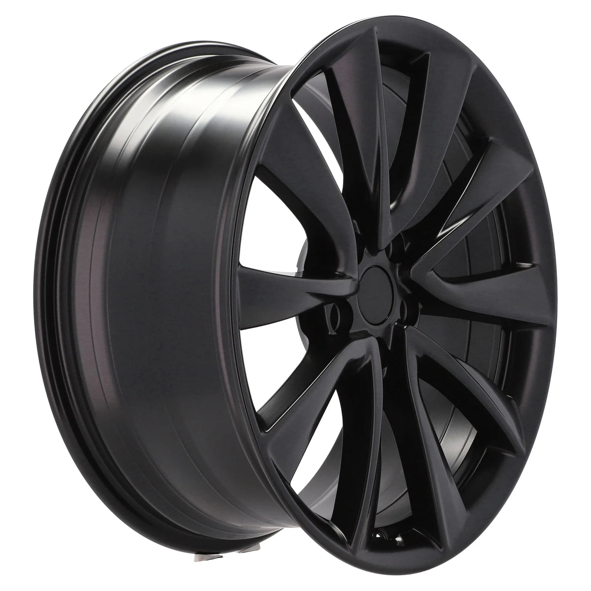 Alu kola pro Tesla B2046 8.5x18 5x114.3 ET35 64.1 Black Half Matt | Wheelsup.cz