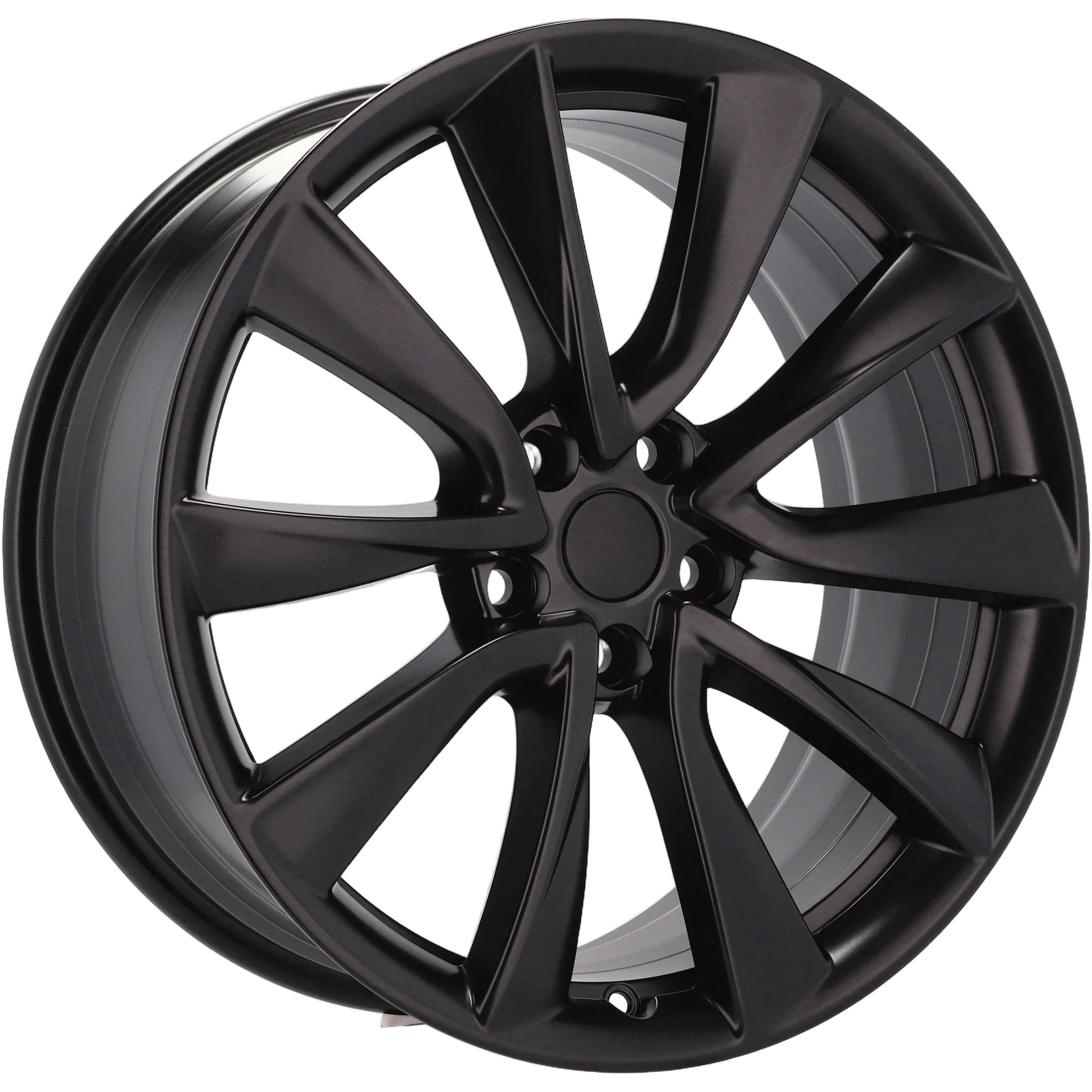 Alu kola pro Tesla B2046 8.5x20 5x114.3 ET35 64.1 Black Half Matt | Wheelsup.cz