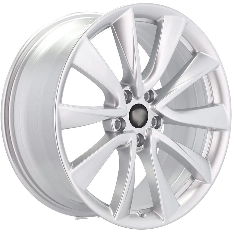 Alu kola pro Tesla B2046 8.5x19 5x114.3 ET40 64.1 Silver Shining | Wheelsup.cz