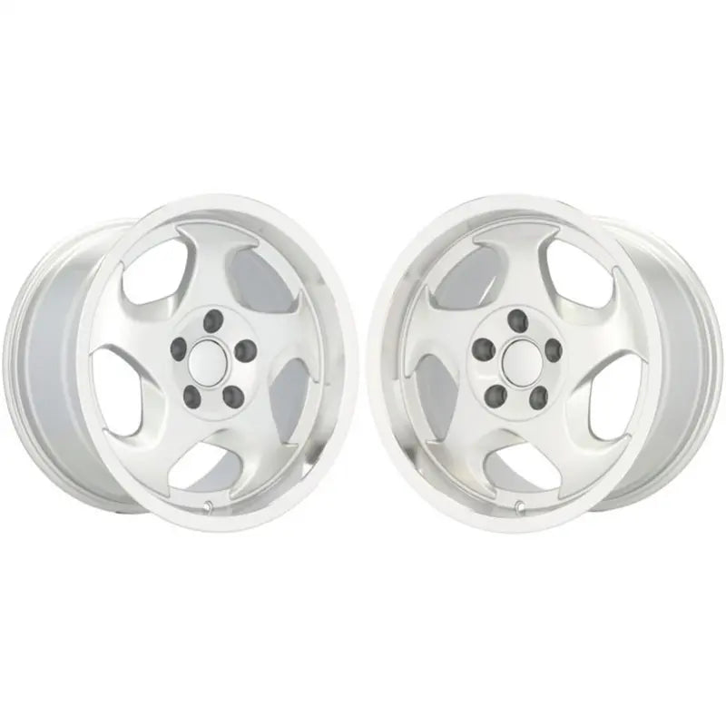 Alu kola pro BMW B2417 8x17 5x120 ET15 74.1 Silver & Polished Lip | Wheelsup.cz