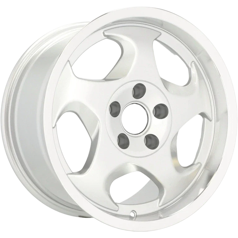 Alu kola pro BMW B2417 8x17 5x120 ET15 74.1 Silver & Polished Lip | Wheelsup.cz