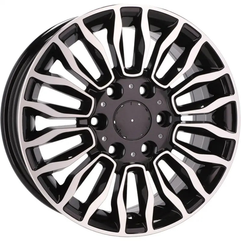 Alu kola pro Mercedes B2419 7x16 6x130 ET50 84.1 Black Polished | Wheelsup.cz