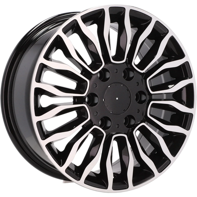 Alu kola pro Mercedes B2419 7x16 6x130 ET50 84.1 Black Polished | Wheelsup.cz