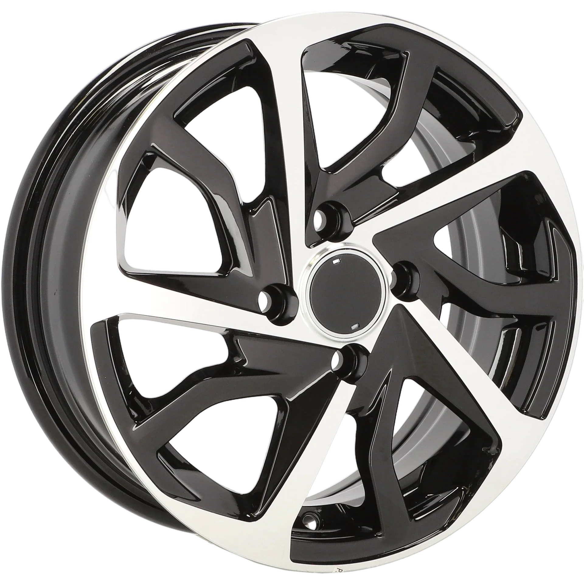 Alu kola pro Toyota B2477 5.5x14 4x100 ET43 54.1 Black Polished | Wheelsup.cz