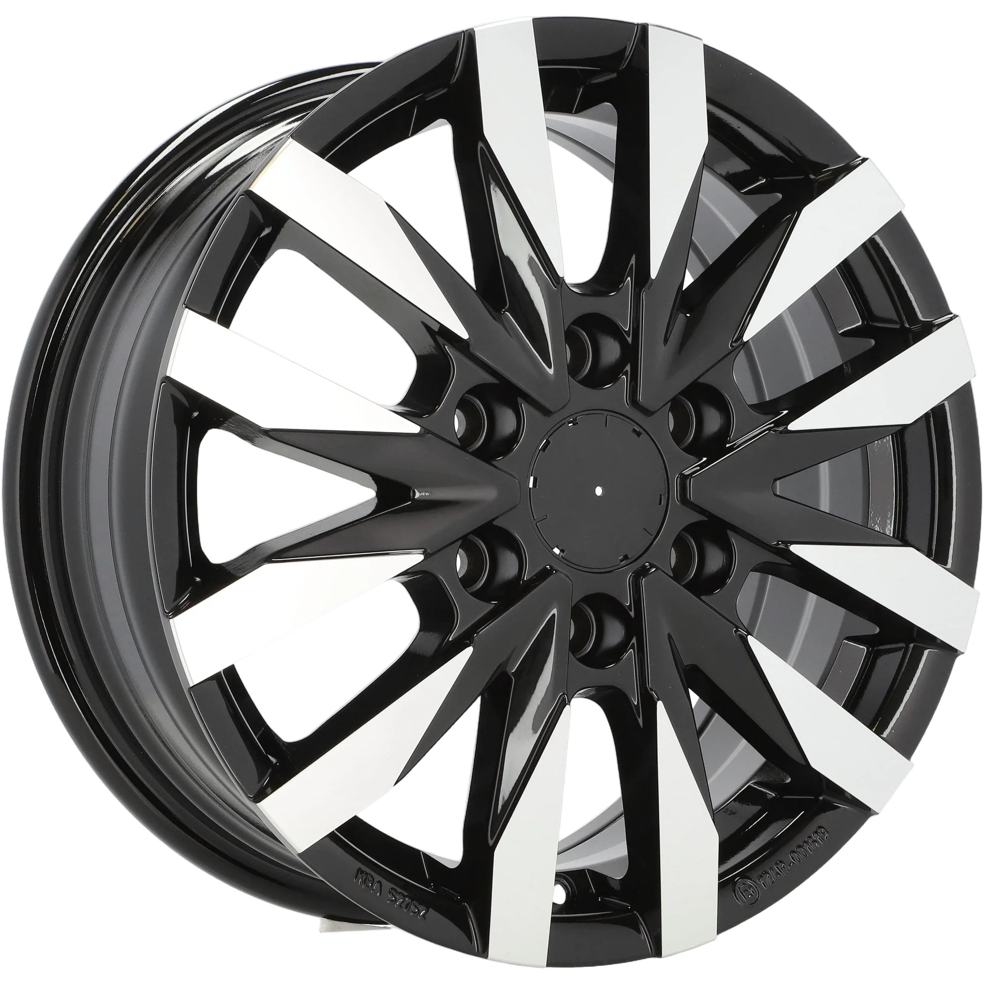Alu kola pro Mercedes B3023 6.5x16 6x130 ET54 84.1 Black Polished | Wheelsup.cz