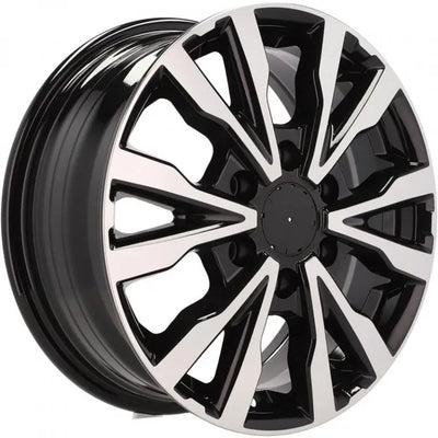 Alu kola pro Mercedes B3025 6.5x16 6x130 ET54 84.1 Black Polished | Wheelsup.cz