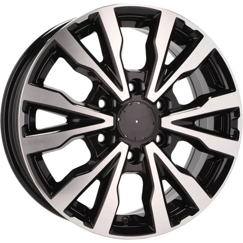 Alu kola pro Ford B3025 6.5x16 6x120 ET50 74.1 Black Polished | Wheelsup.cz