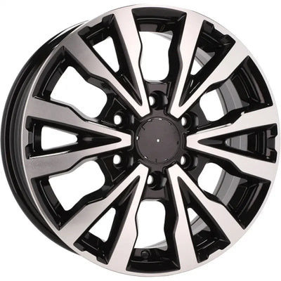 Alu kola pro Mercedes B3025 6.5x16 6x130 ET54 84.1 Black Polished | Wheelsup.cz