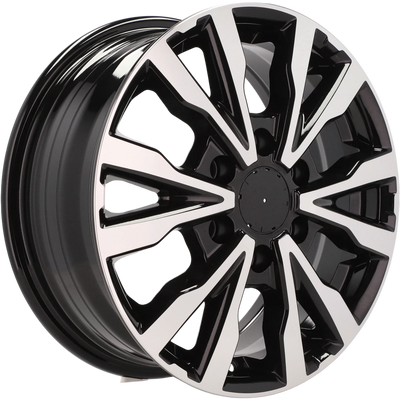 Alu kola pro Mercedes B3025 6.5x16 6x130 ET54 84.1 Black Polished | Wheelsup.cz
