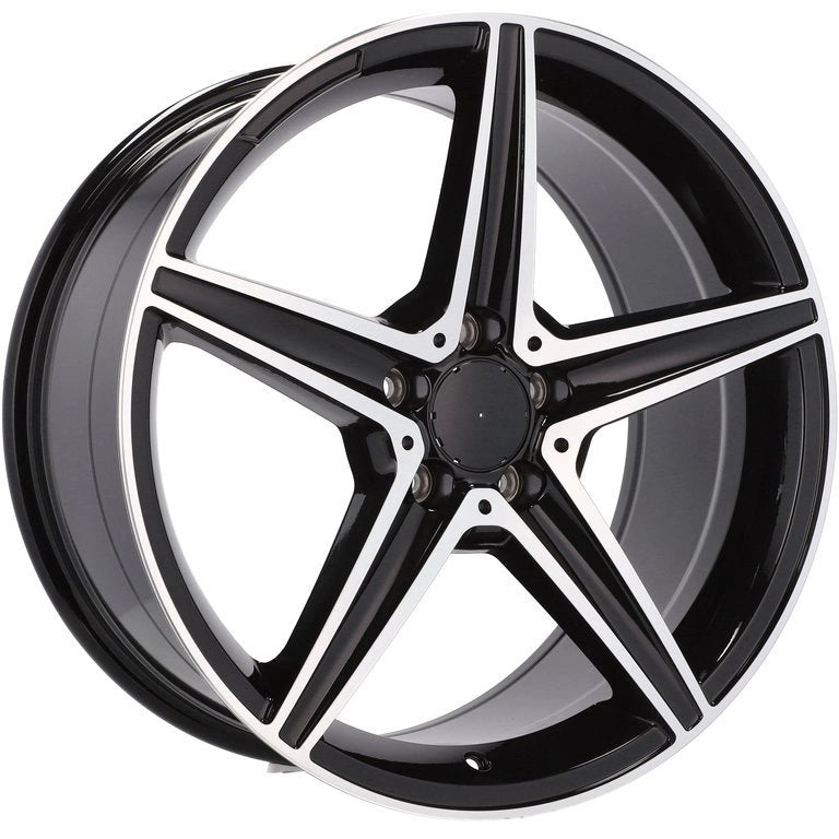 Alu kola pro Mercedes B5052 8x19 5x112 ET43 66.6 Black Polished | Wheelsup.cz