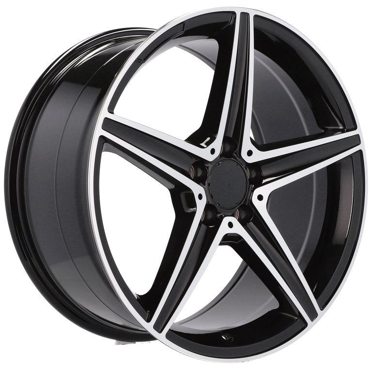 Alu kola pro Mercedes B5052 8x19 5x112 ET43 66.6 Black Polished | Wheelsup.cz