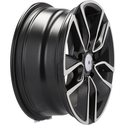 Alu kola pro Racing Line B5087 6.5x16 5x108 ET40 Black Polished Half Matt | Wheelsup.cz
