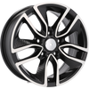 Alu kola pro Racing Line B5087 6.5x16 5x108 ET40 Black Polished Half Matt