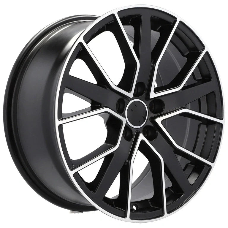 Alu kola pro Audi B5131 8x18 5x112 ET34 66.6 Black Polished | Wheelsup.cz