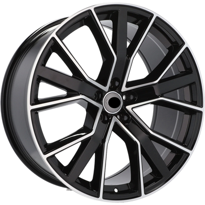 Alu kola pro Audi B5131 9x21 5x112 ET30 66.6 Black Polished | Wheelsup.cz