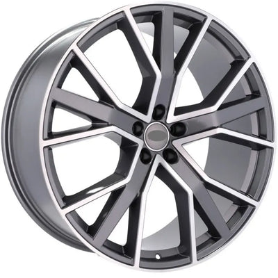 Alu kola pro Audi B5131 9.5x21 5x112 ET31 66.6 Grey Polished Half Matt | Wheelsup.cz