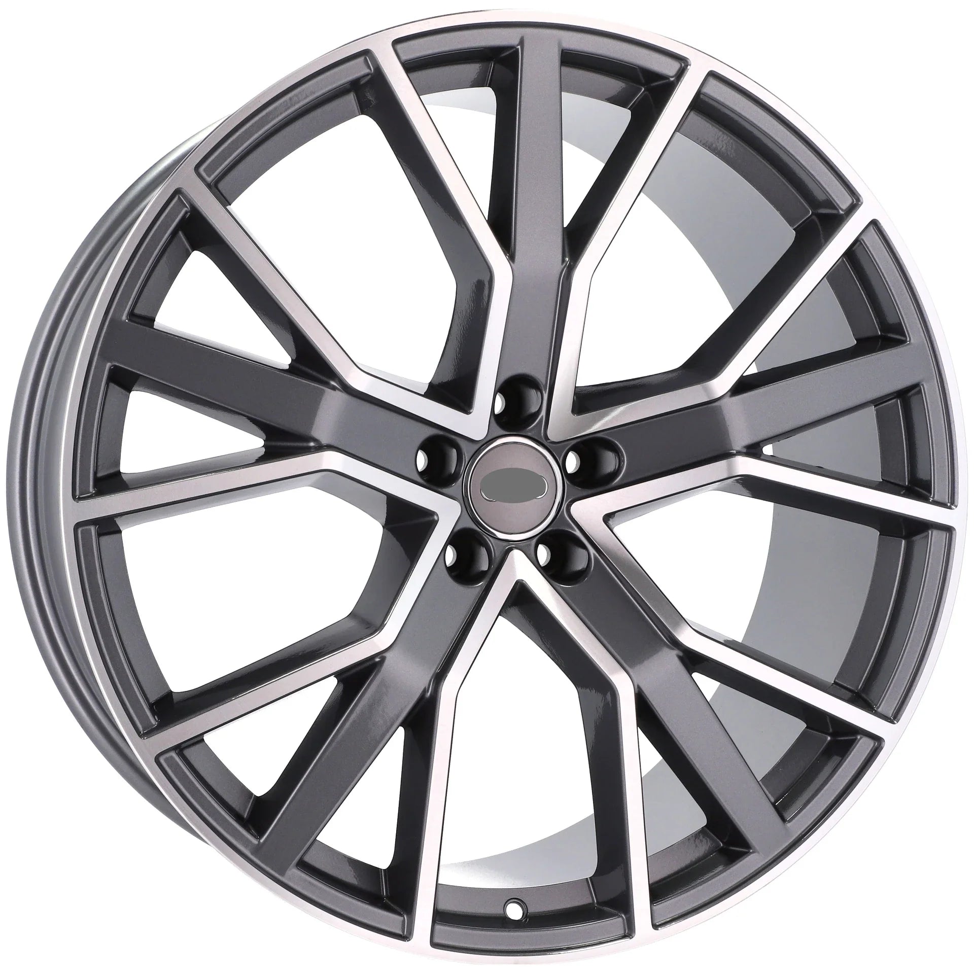 Alu kola pro Audi B5131 10x22 5x112 ET21 66.6 Grey Polished Half Matt | Wheelsup.cz