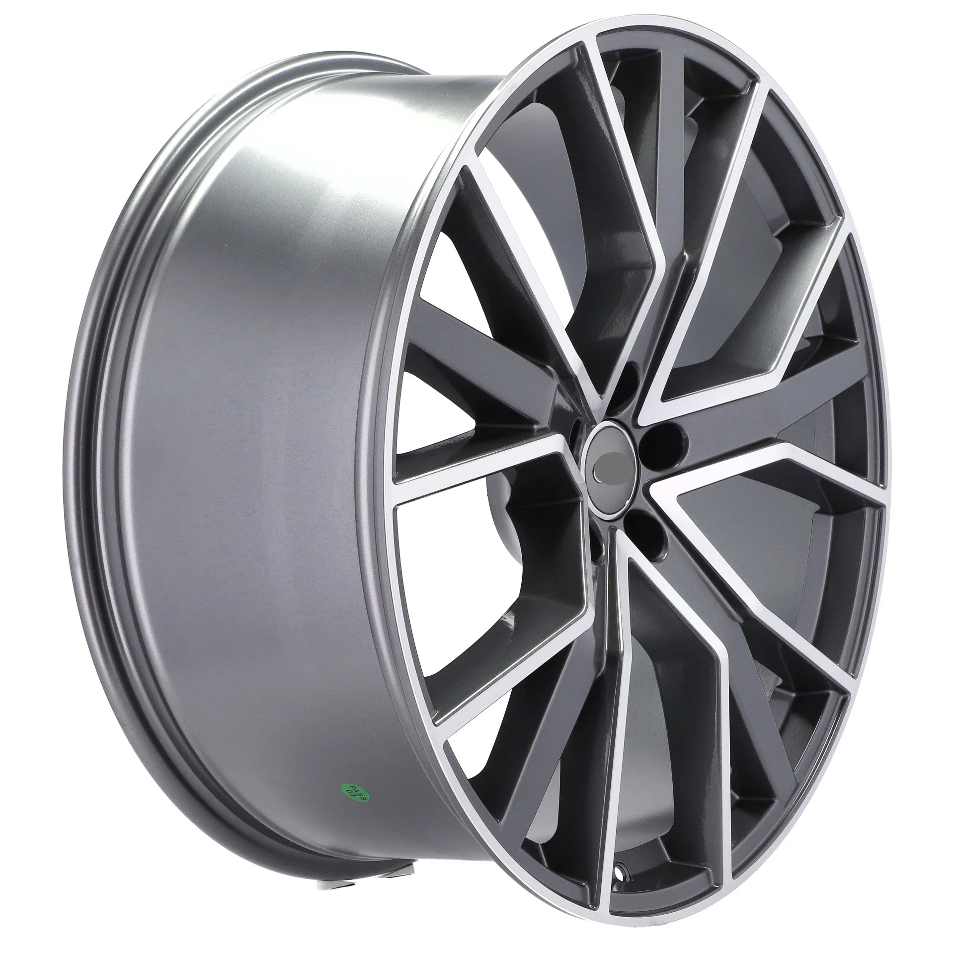 Alu kola pro Audi B5131 8x18 5x112 ET39 66.6 Grey Polished Half Matt | Wheelsup.cz