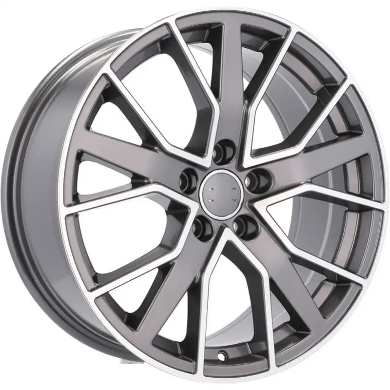 Alu kola pro Audi B5131 8.5x19 5x112 ET27 66.6 Grey Polished | Wheelsup.cz