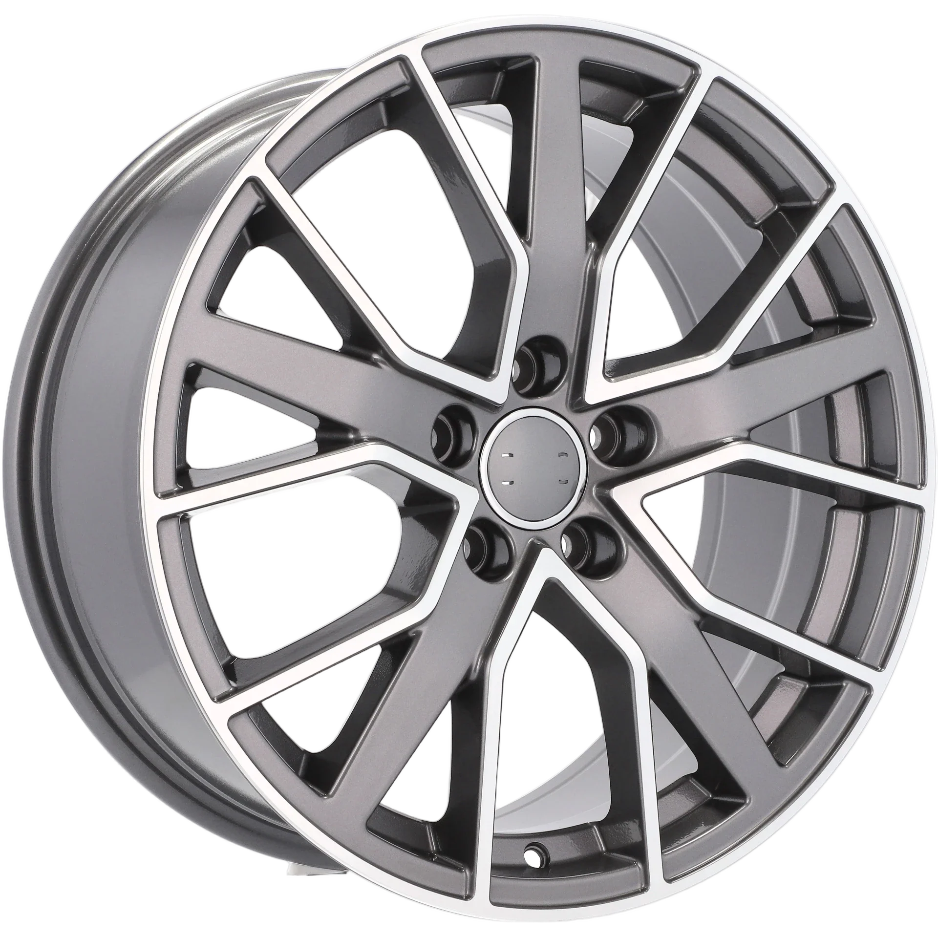 Alu kola pro Audi B5131 8.5x19 5x112 ET35 66.6 Grey Polished | Wheelsup.cz