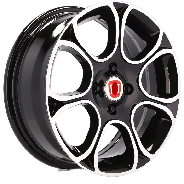 Alu kola pro Fiat B5164 6x15 4x98 ET35 Black Polished | Wheelsup.cz