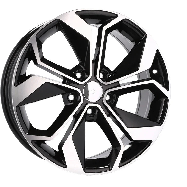 Alu kola pro Renault B5168 7x17 5x114.3 ET45 66.1 Black Polished | Wheelsup.cz