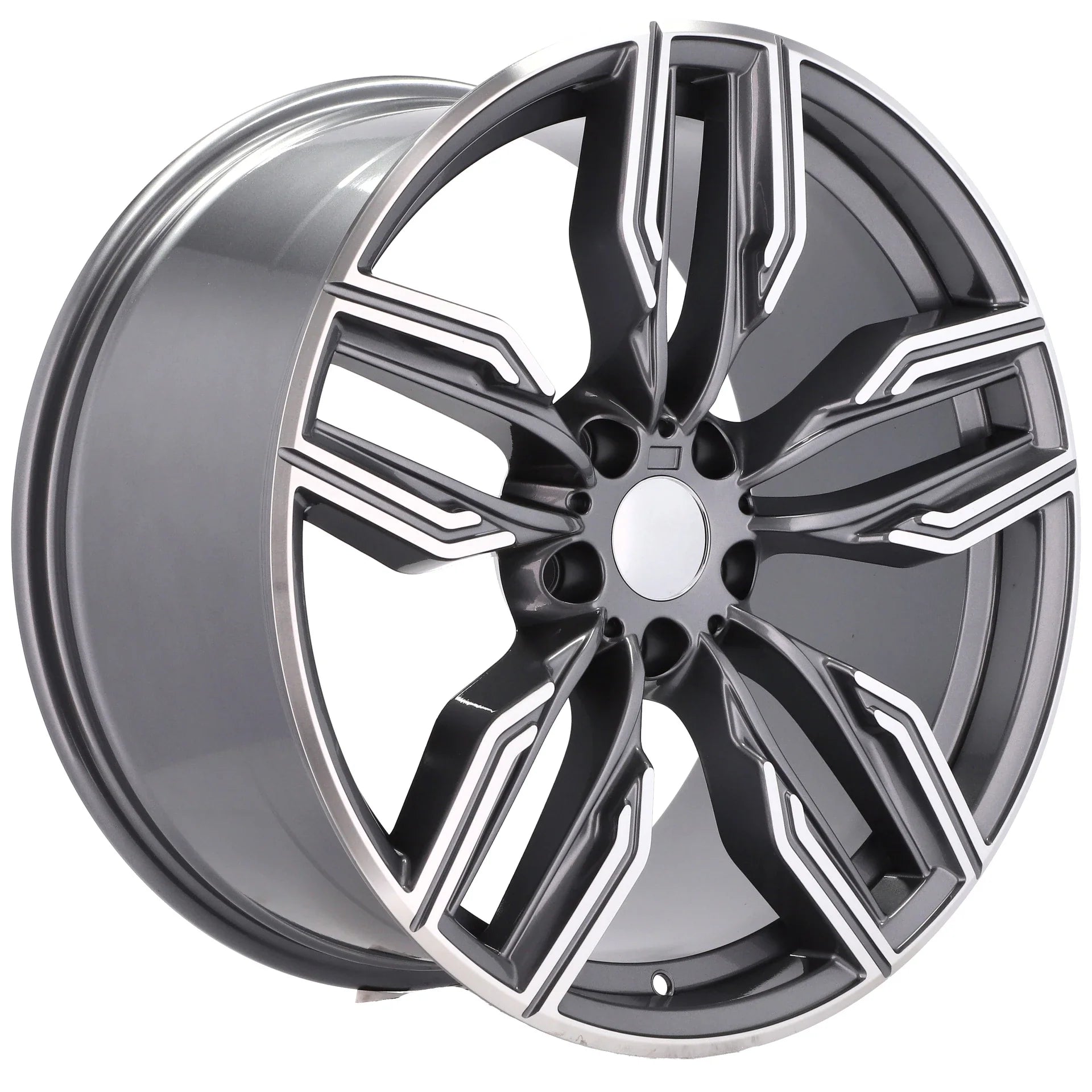 Alu kola pro BMW B5181 10x20 5x112 ET41 66.6 Grey Polished Half Matt | Wheelsup.cz