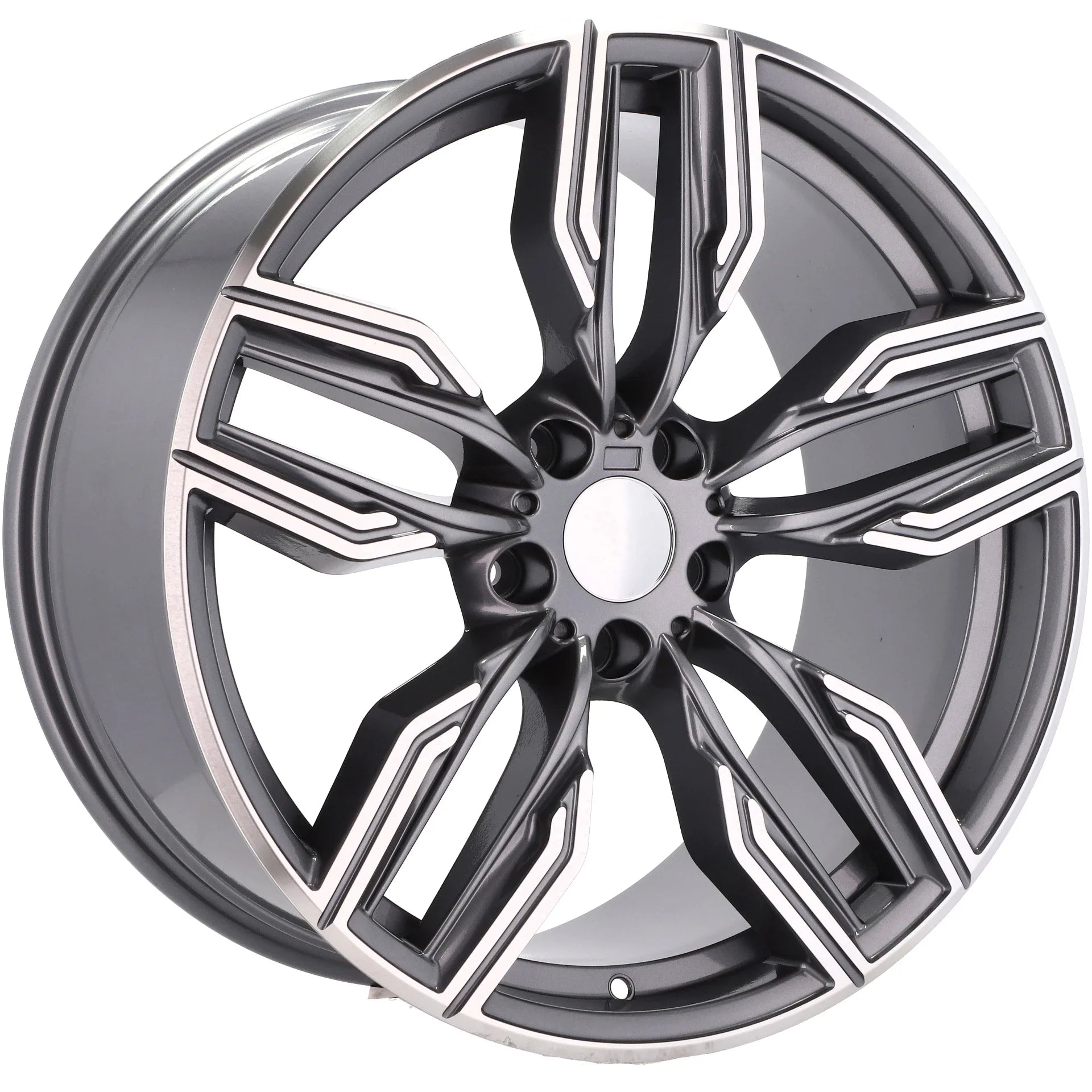 Alu kola pro BMW B5181 10x20 5x112 ET41 66.6 Grey Polished Half Matt | Wheelsup.cz