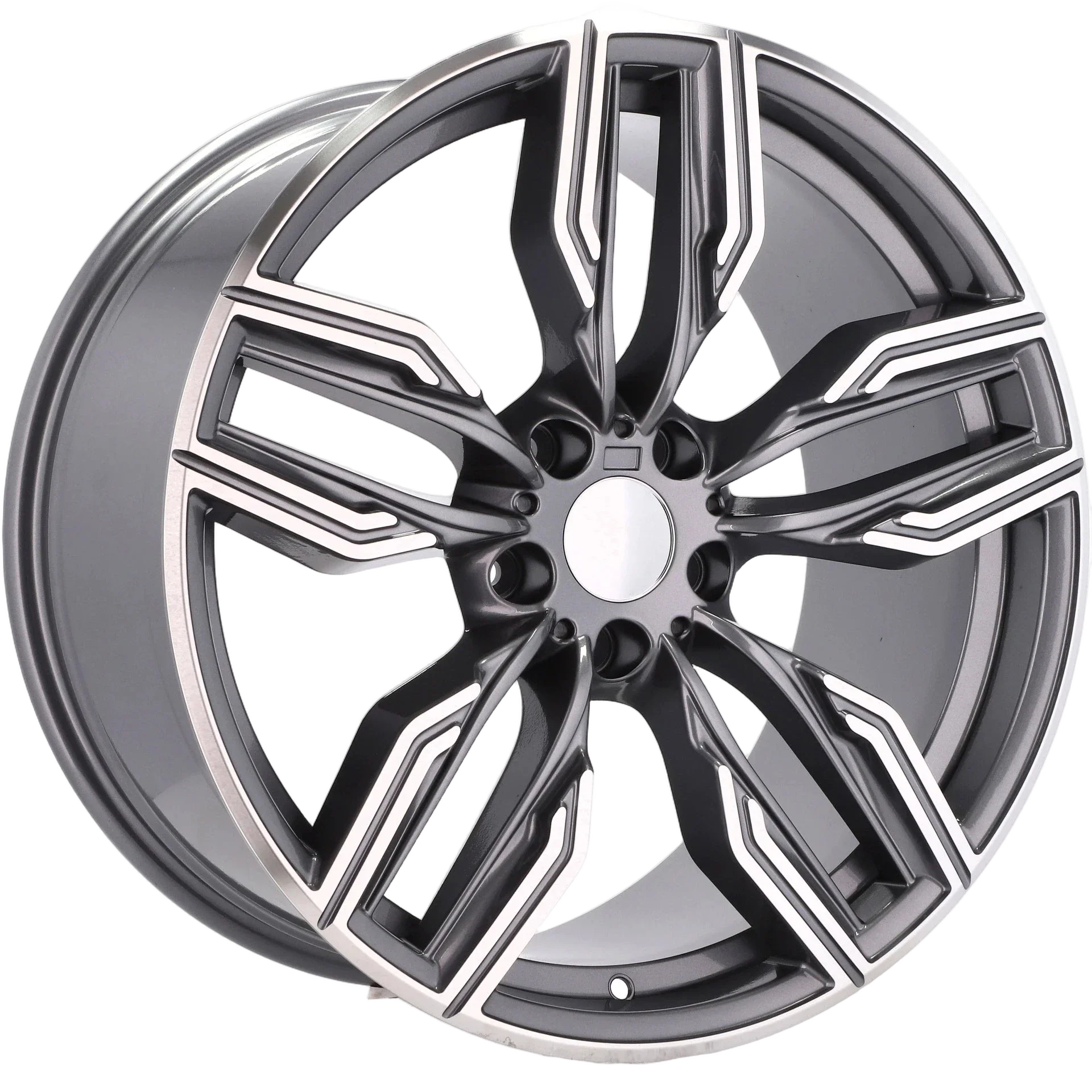 Alu kola pro BMW B5181 8.5x20 5x112 ET25 66.6 Grey Polished Half Matt | Wheelsup.cz