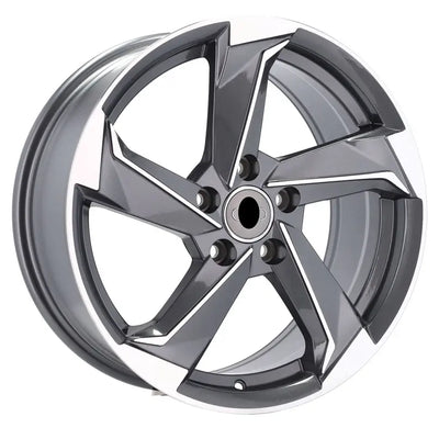 Alu kola pro Audi B5185 8x18 5x112 ET40 66.6 Grey Polished | Wheelsup.cz