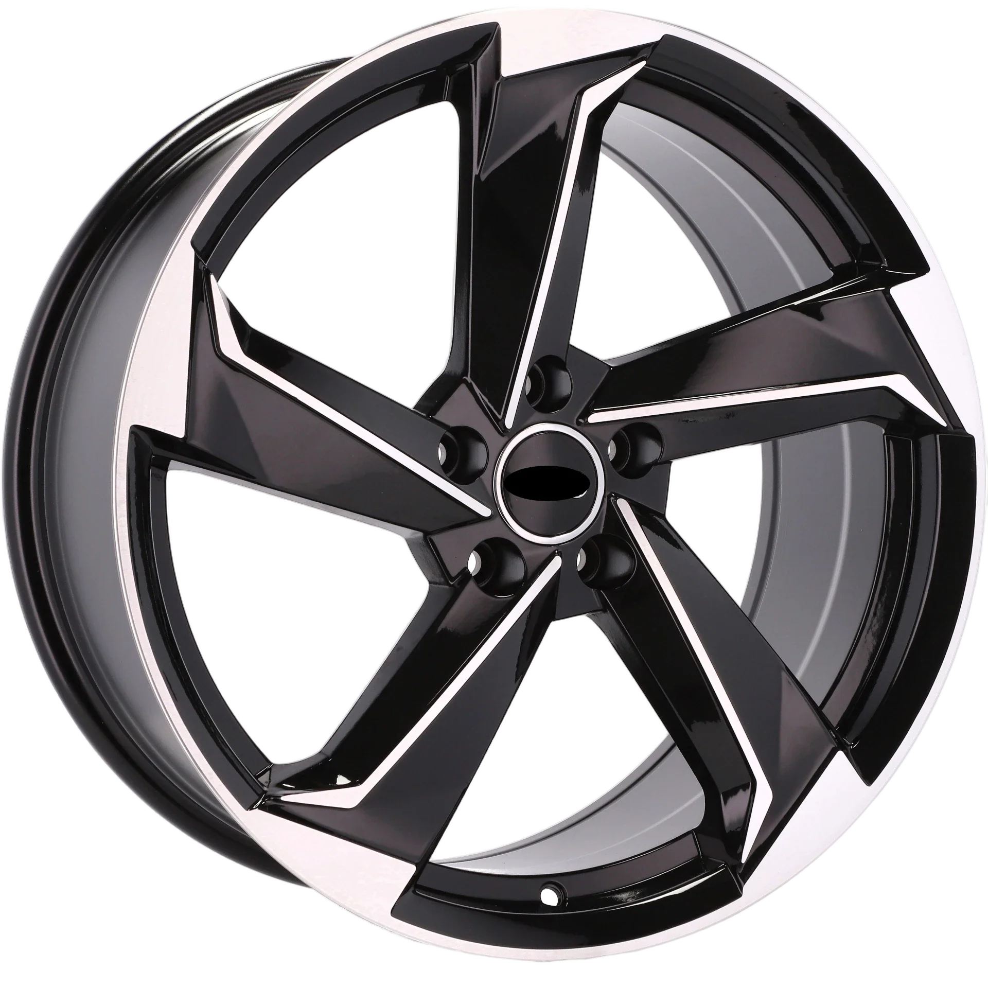 Alu kola pro Audi B5185 7.5x17 5x112 ET45 66.6 Black Polished | Wheelsup.cz