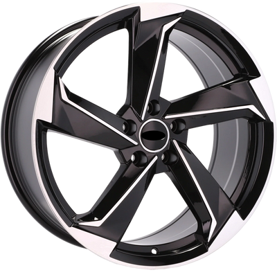 Alu kola pro Audi B5185 8.5x19 5x112 ET40 66.6 Black Polished | Wheelsup.cz