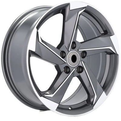 Alu kola pro Audi B5185 7.5x17 5x112 ET40 66.6 Grey Polished | Wheelsup.cz