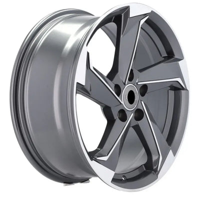 Alu kola pro Audi B5185 8x18 5x112 ET40 66.6 Grey Polished | Wheelsup.cz