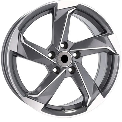Alu kola pro Audi B5185 8x18 5x112 ET40 66.6 Grey Polished | Wheelsup.cz