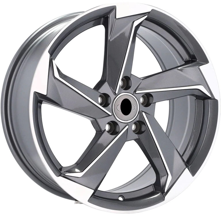 Alu kola pro Audi B5185 8x18 5x112 ET40 66.6 Grey Polished | Wheelsup.cz