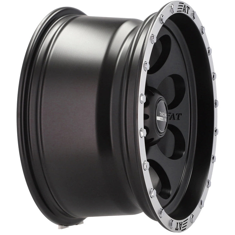 Alu kola pro Offroad B5187 8.5x16 6x139.7 ET-15 110.1 Black Half Matt & Polished Lip | Wheelsup.cz