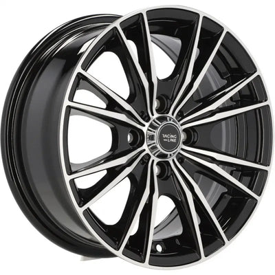 Alu kola Racing Line B5199 6x14 4x100 ET38 60.1 Black Polished | Wheelsup.cz