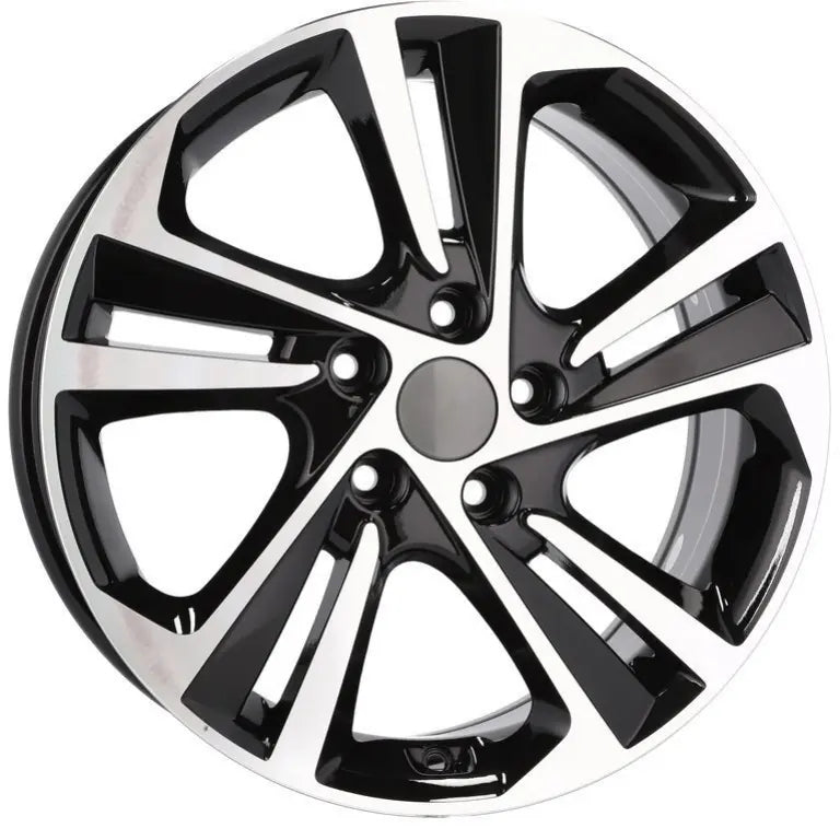 Alu kola pro Hyundai B5210 6x15 5x114.3 ET40 67.1 Black Polished | Wheelsup.cz