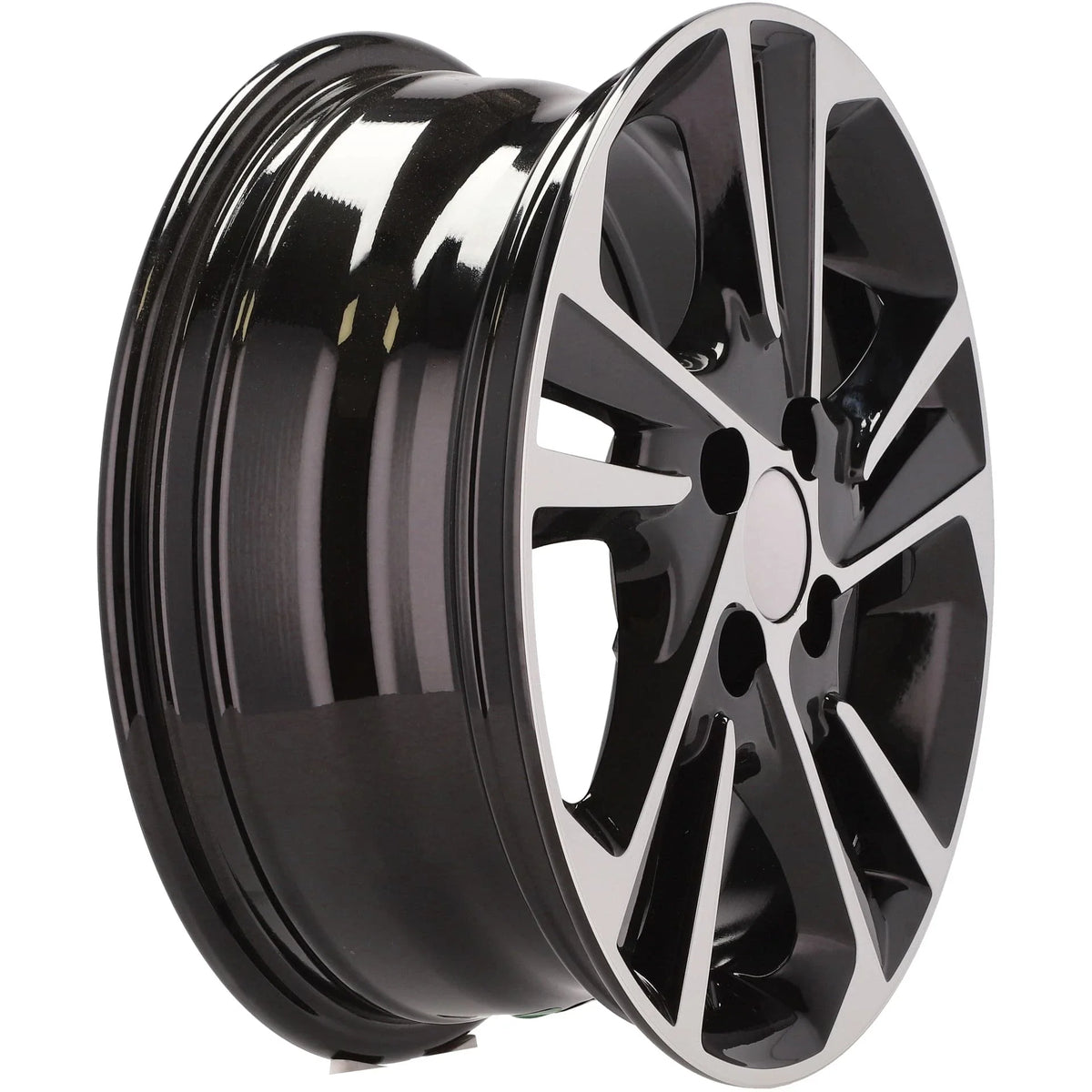 Alu kola pro Hyundai B5210 6.5x16 5x114.3 ET45 67.1 Black Polished | Wheelsup.cz