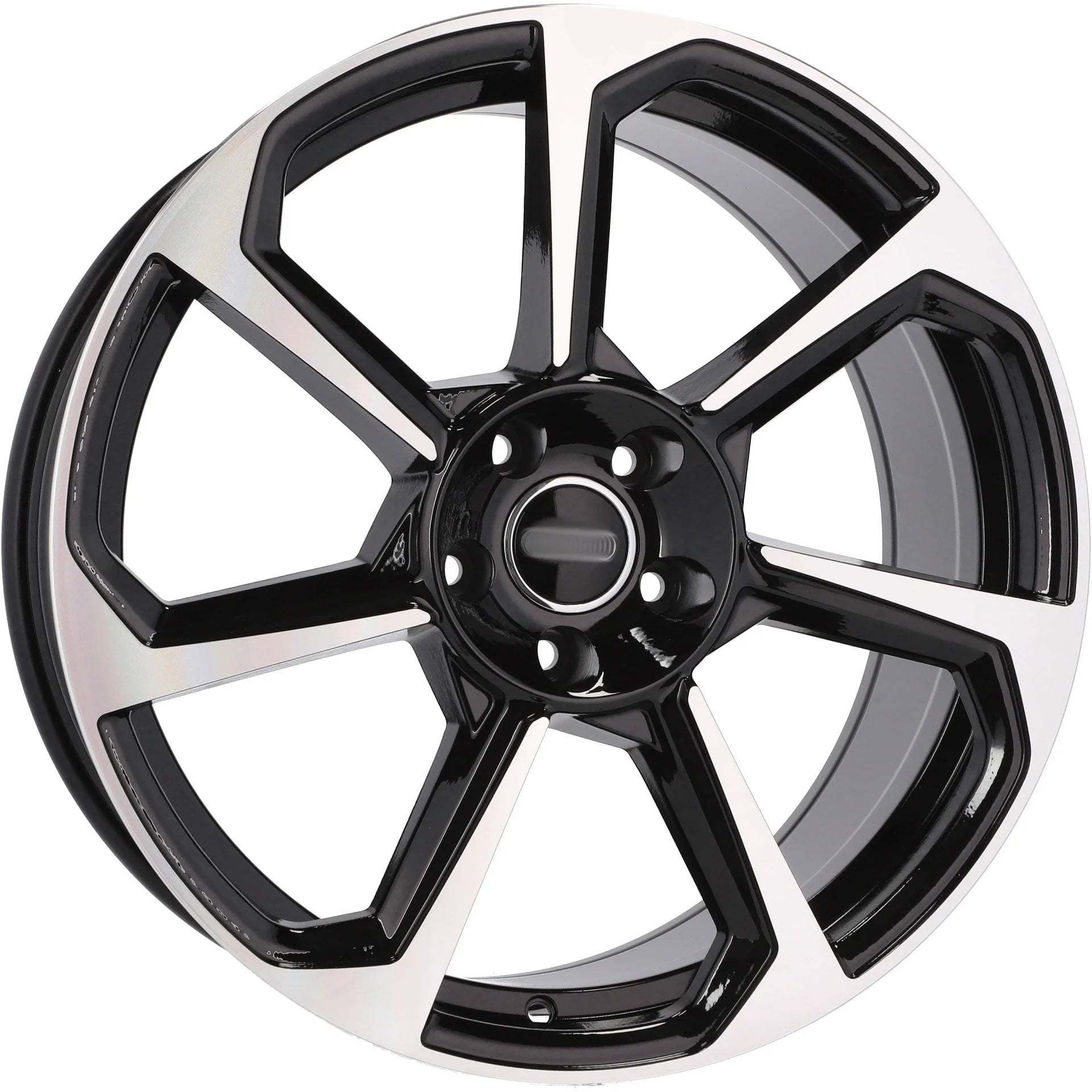 Alu kola pro Audi B5213 8x18 5x112 ET34 57.1 Black Polished | Wheelsup.cz