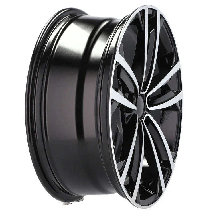 Alu kola pro Volkswagen B5287 7x17 5x112 ET45 57.1 Black Polished | Wheelsup.cz