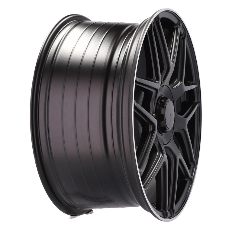 Alu kola pro Mercedes B5318 8x19 5x112 ET43 66.6 Black Half Matt & Polished Lip | Wheelsup.cz