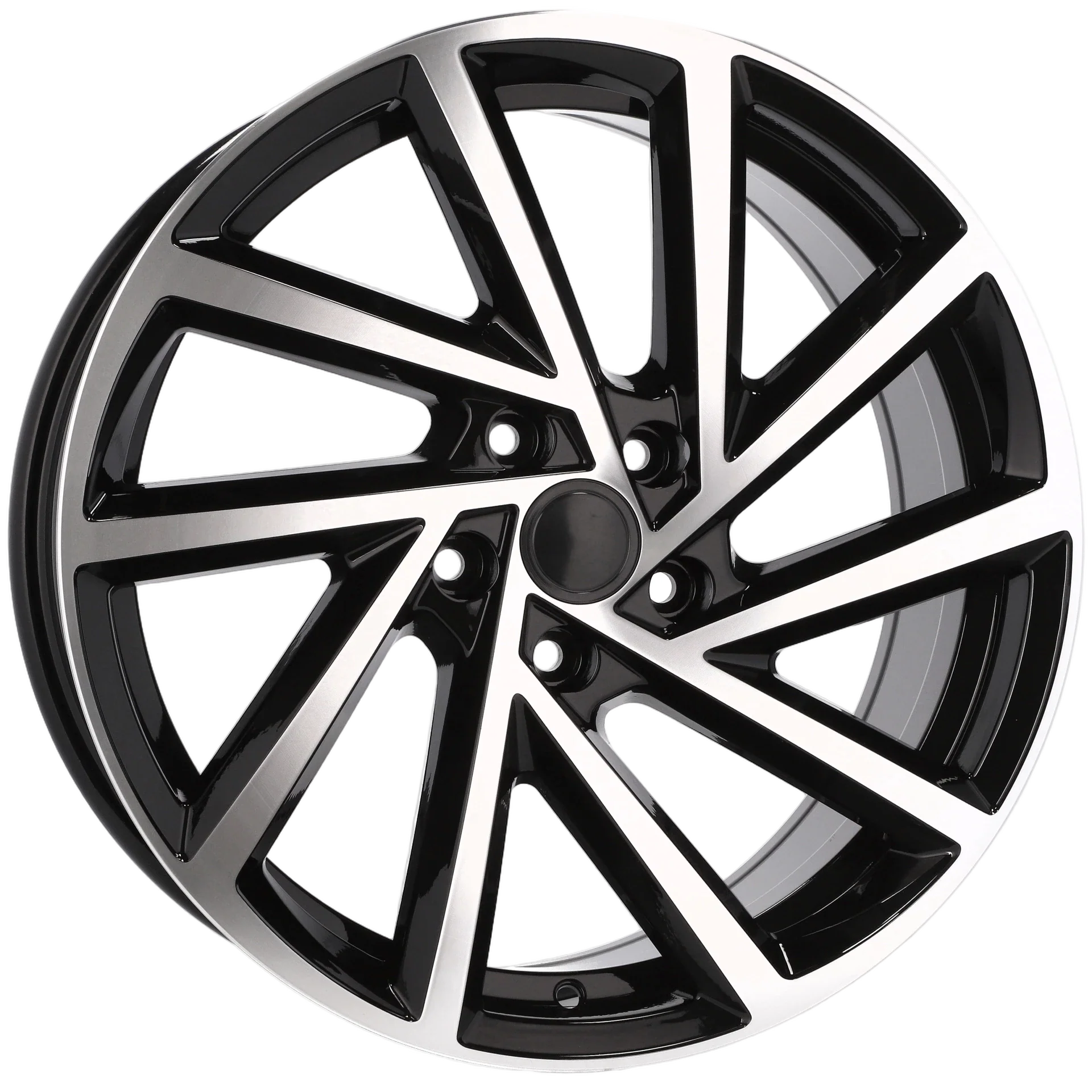 Alu kola pro Volkswagen B5329 7.5x18 5x112 ET45 57.1 Black Polished | Wheelsup.cz