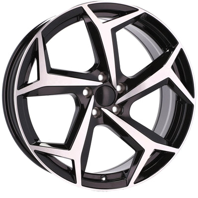 Alu kola pro Volkswagen B5340 6.5x16 5x112 ET40 57.1 Black Polished | Wheelsup.cz