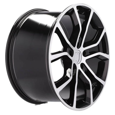 Alu kola pro Porsche B5362 9.5x21 5x130 ET46 71.6 Black Polished